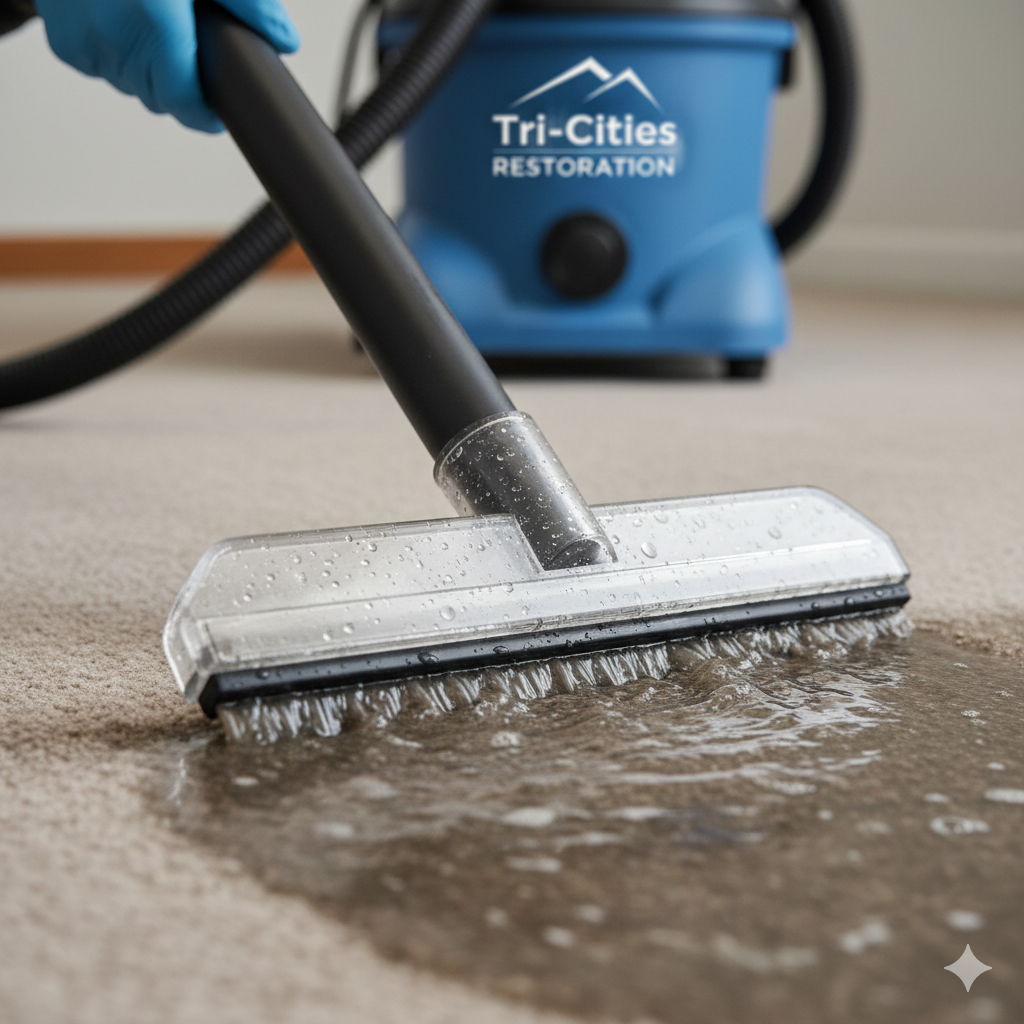 Water removal and extraction service in Tri-Cities Washington